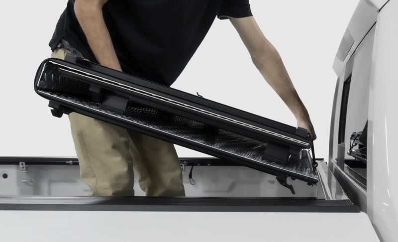 Access LOMAX Tri-Fold Cover 2019+ Chevrolet/GMC - 5ft 8in Bed - Carbon Fiber (w/o Storage Box) B5020079