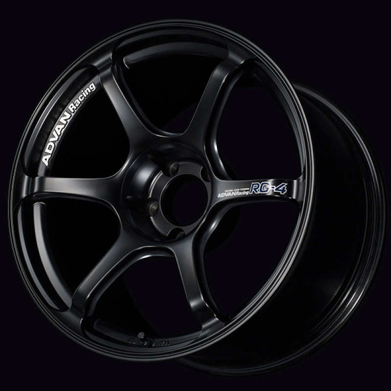 Advan RG-4 17x10.0 / +35 Offset / 5x114.3 / 73mm Bore / Semi Gloss Black YA47K35ESB