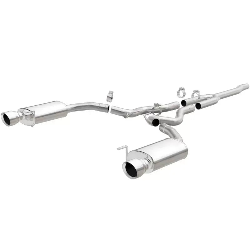 MagnaFlow Street Series Cat-Back Exhaust System for 2015-2023 Ford Mustang, Dual Split Rear, Stainless Steel