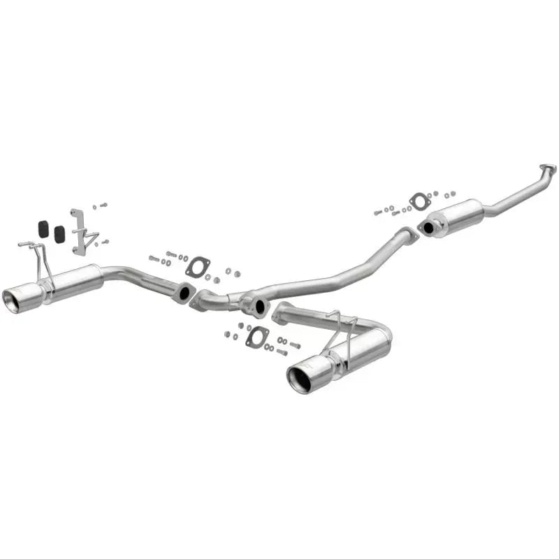 MagnaFlow Street Series Cat-Back Exhaust System for 2016-2020 Honda Civic, Dual Split Rear