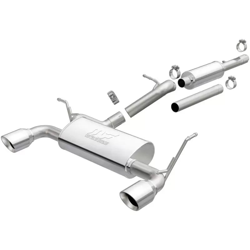 MagnaFlow MF Series Stainless Cat-Back Exhaust System for Jeep Wrangler 2012-2017 3.6L V6