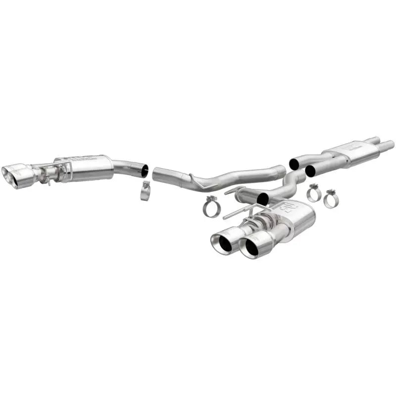 MagnaFlow 2018-2023 Ford Mustang Street Series Cat-Back Exhaust System, Stainless Steel