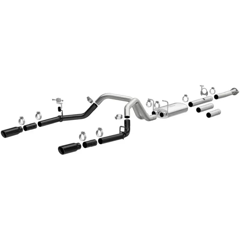 MagnaFlow MF Series Black Cat-Back Exhaust System for GMC Sierra 2015-2019 6.0L V8
