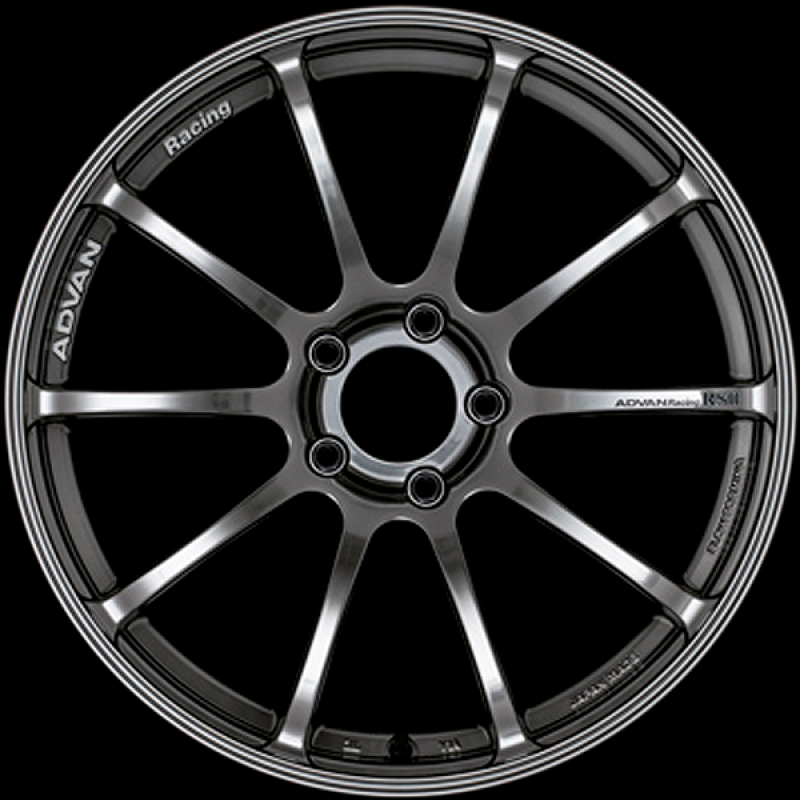 Advan RSII 17x8.0 / +45 Offset / 5x114.3 / 73mm Bore / Hyper Black YAP7G45EHB