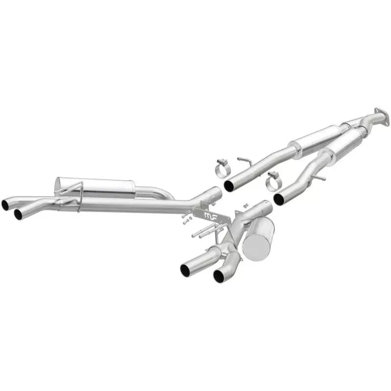 MagnaFlow Competition Series Cat-Back Exhaust System for 2018-2021 Kia Stinger, 2.5" Diameter, Quad Split Rear