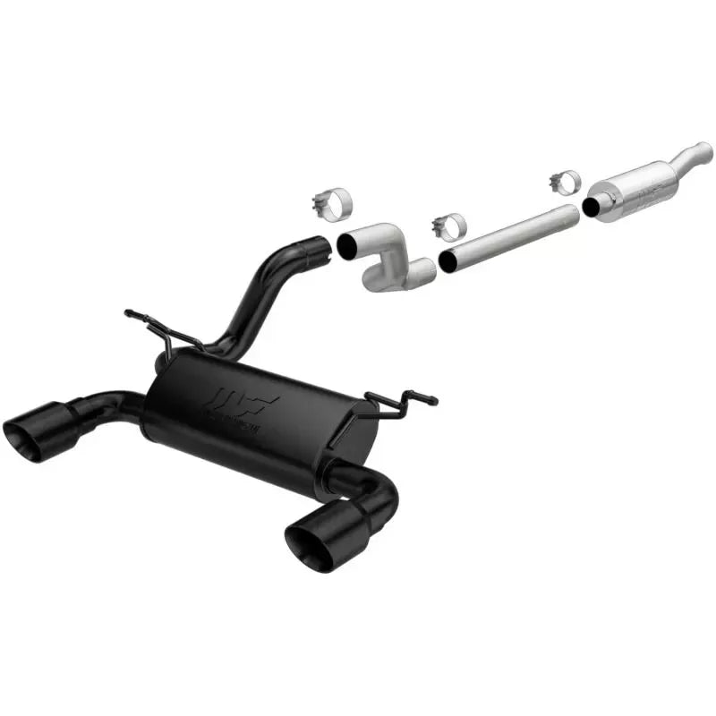 MagnaFlow Street Series Cat-Back Exhaust System for 2018-2025 Jeep Wrangler, Black Coated