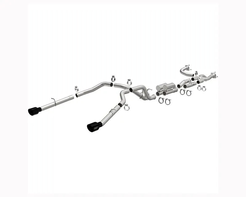 MagnaFlow Cat-Back Exhaust System 19704 for 2025 Ram 1500 RHO, Black Chrome Finish