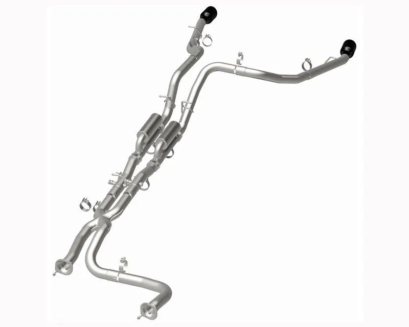 MagnaFlow Cat-Back Exhaust System 19704 for 2025 Ram 1500 RHO, Black Chrome Finish