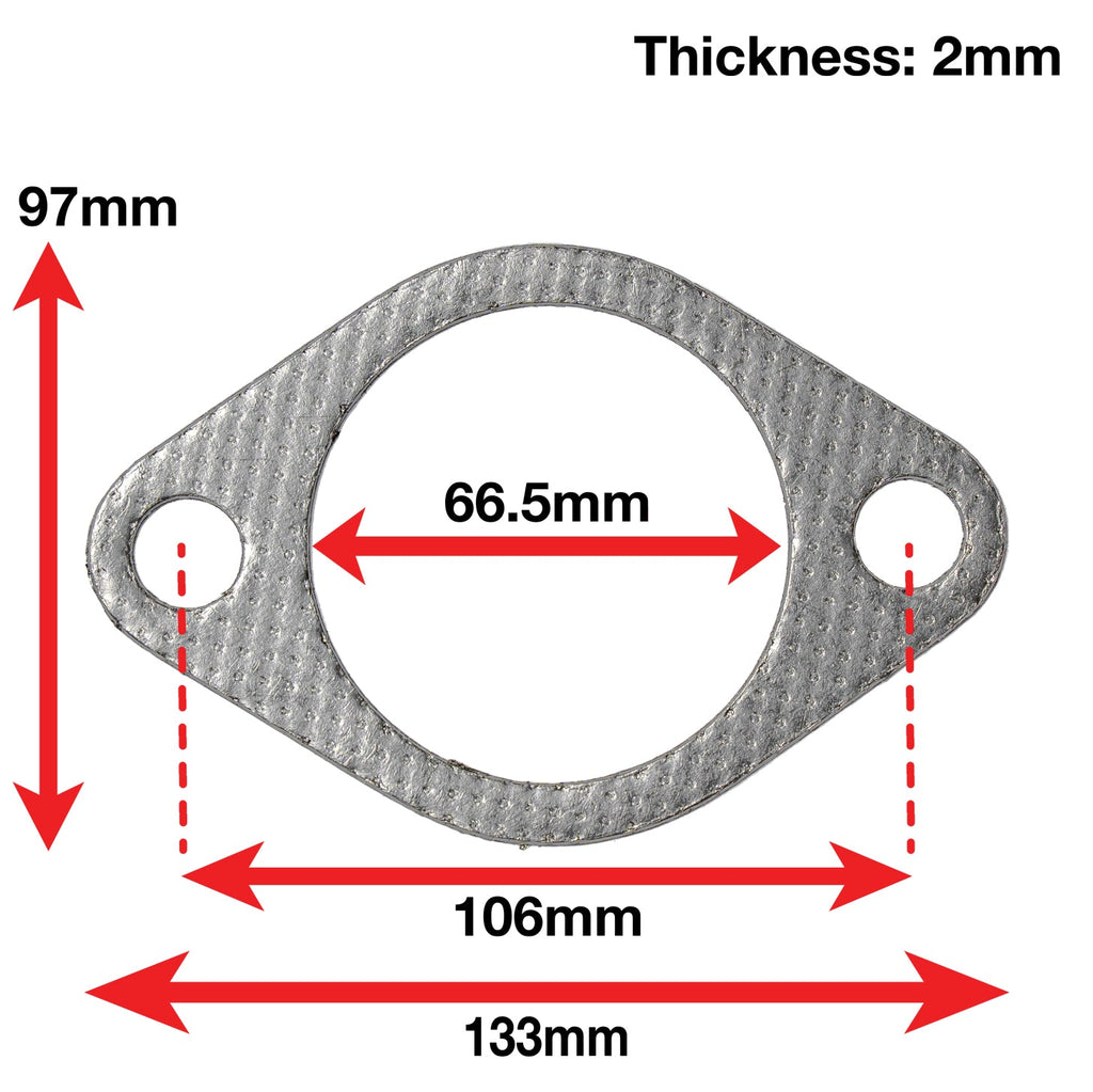 APEXi A'PEXi - Exhaust Gasket (Two Bolt) - Replacement