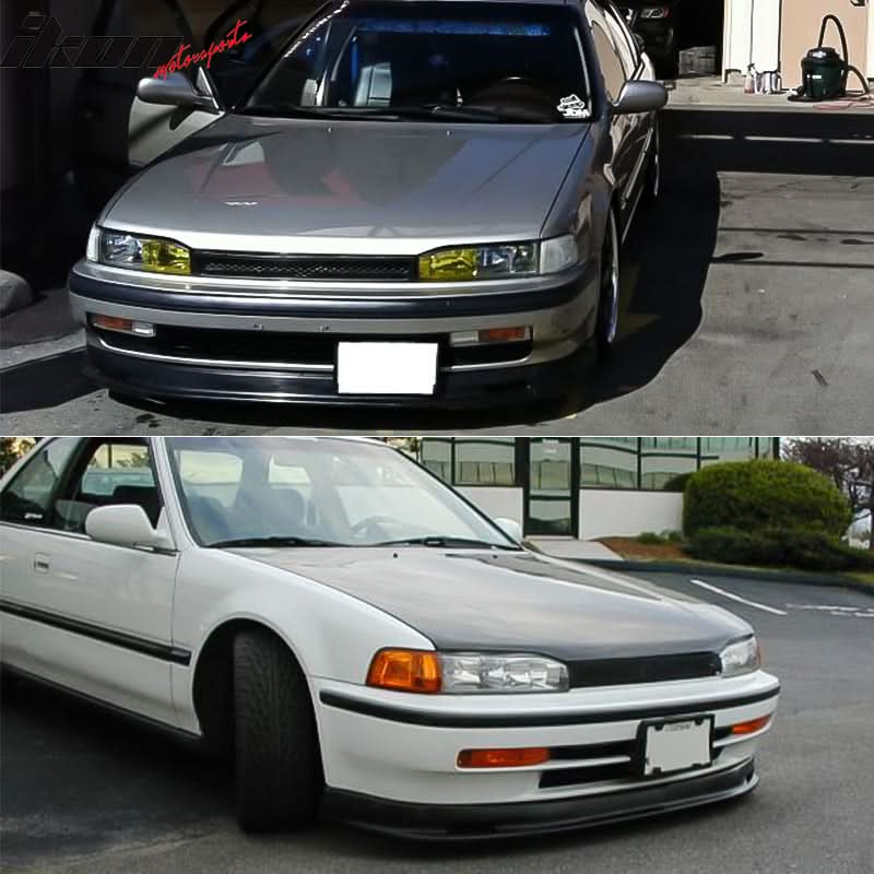 1990-1993 Honda Accord DX EX LX Mugen Style Front Bumper Lip Spoiler