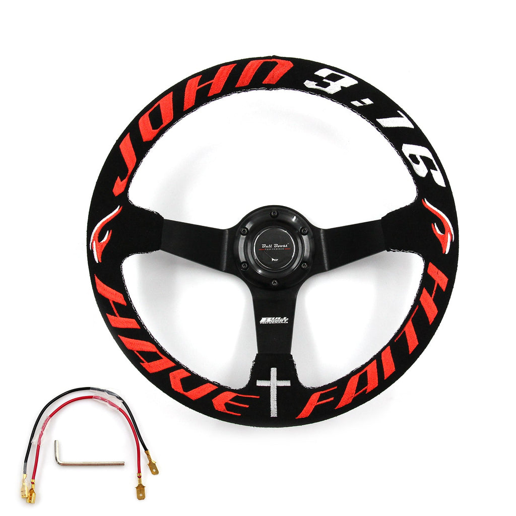 Have Faith Steering Wheel + Hub Adapter Kit For  BMW E46 M3 316 318 320 323 325 328 330 Mini Cooper