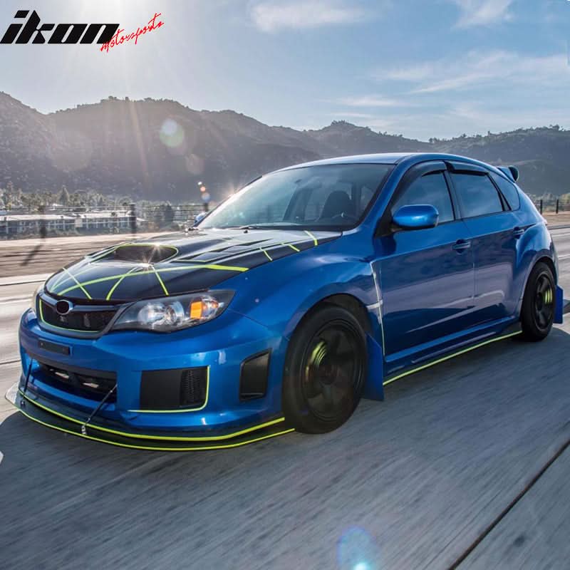 Universal Adjustable Carbon Fiber Front Bumper Lip Strut Rods 8-10.6"