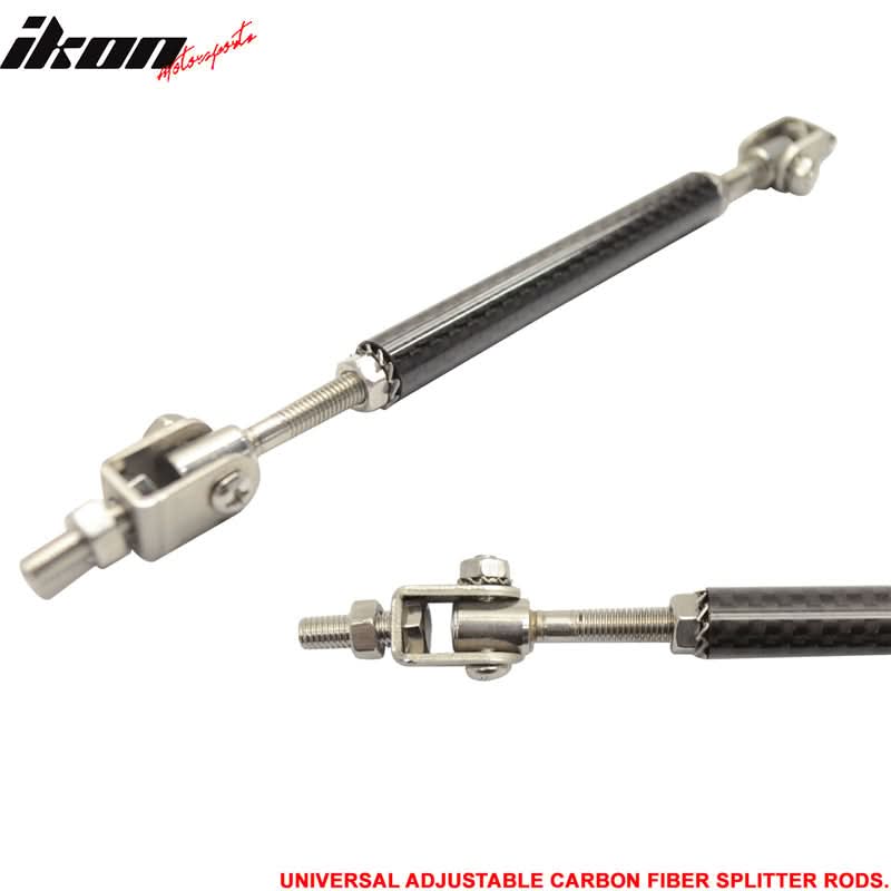 Universal Adjustable 5.5"-8" Carbon Fiber Front Lip Strut Rod Support
