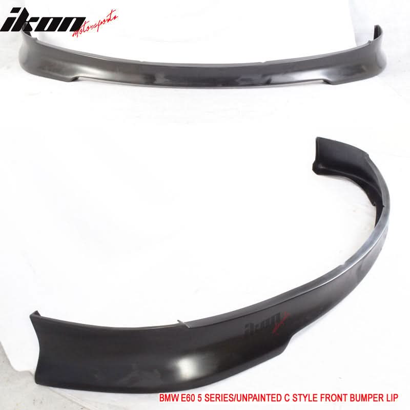 2004-2007 BMW 5 E60 C Style Unpainted Front Bumper Lip Spoiler PU