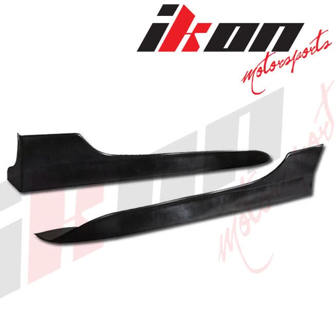 2004-2010 Mazda RX8 OE Style Unpainted Black Side Skirts Extension PU