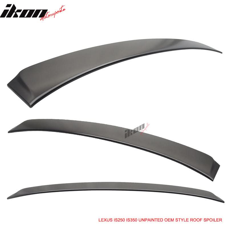 2006-2013 Lexus IS250 IS350 OEM Style Unpainted Roof Window Spoiler