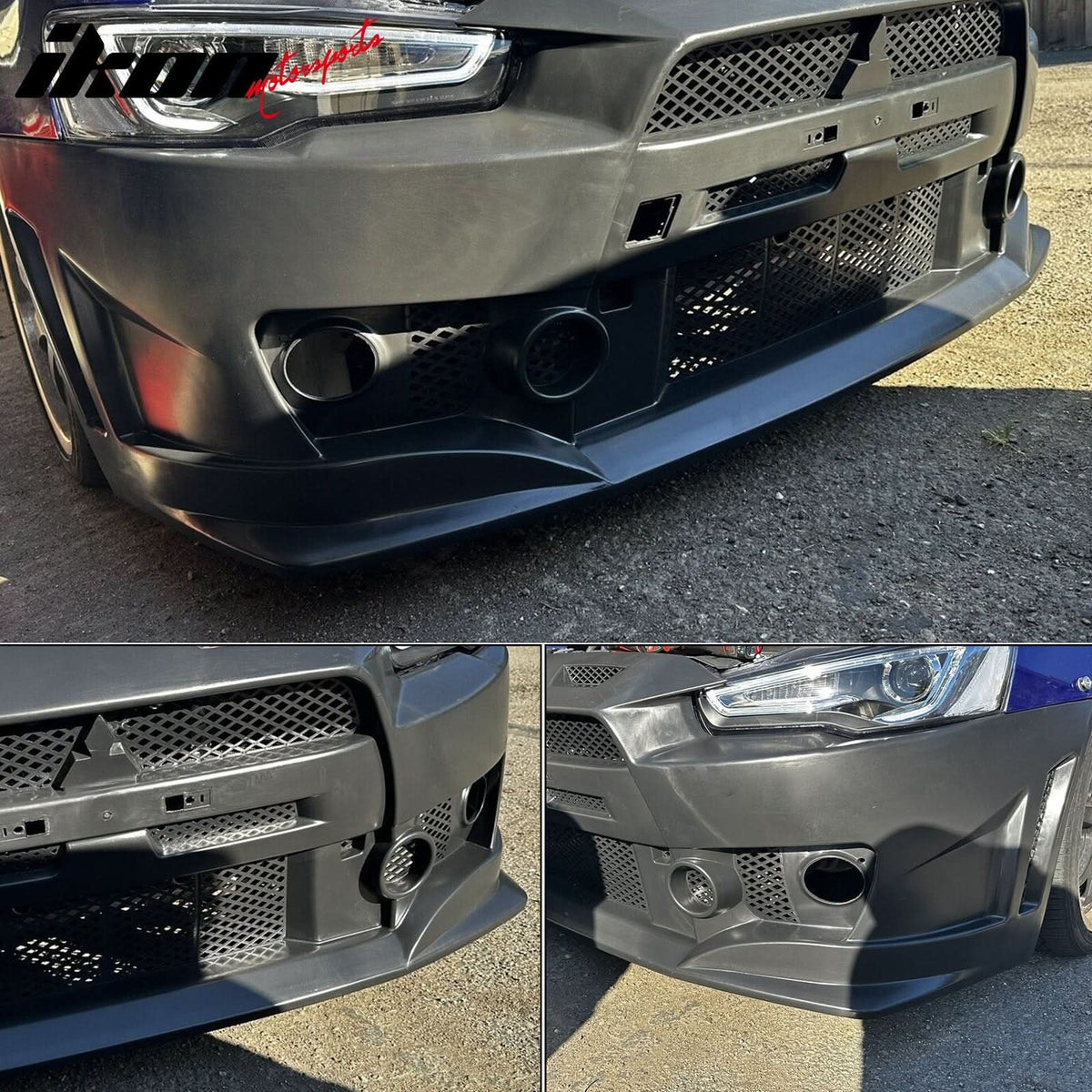 2008-2015 Mitsubishi Lancer FQ FQ440 Front Bumper Cover Conversion PP
