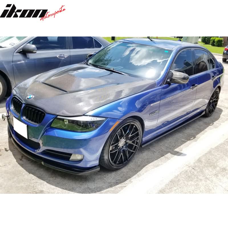 2009-2012 BMW E90 LCI 3 Series H Style Front Bumper Lip Spoiler PU