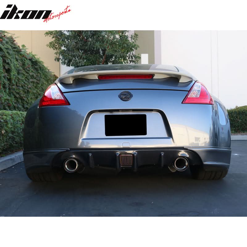 2009-2020 Nissan 370Z SS Style Unpainted Rear Bumper Lip Aprons PU