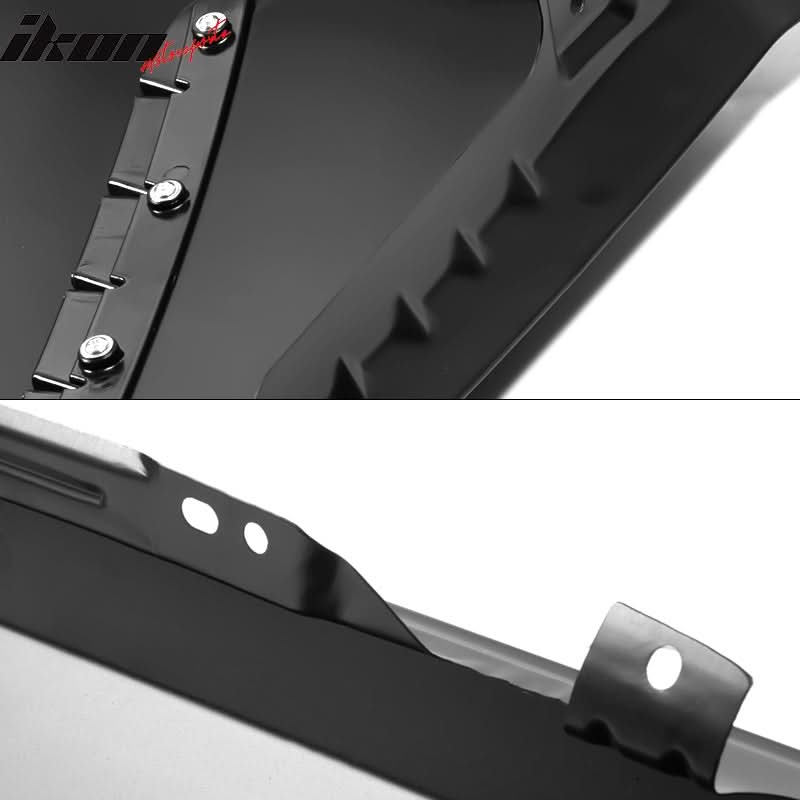 2010-2014 Ford Mustang GT350 Style Unpainted Black Side Fender Steel