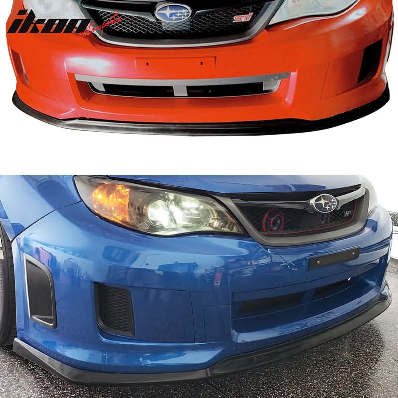2011-2014 Subaru Impreza WRX STI CS1 Style Front Bumper Lip Spoiler PU