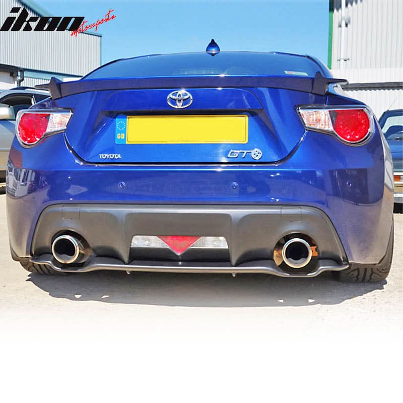 2013-2020 Scion FRS/BRZ/GT86 OEM Style Unpainted Rear Diffuser Lip ABS