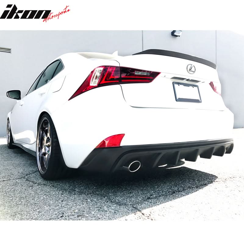 2014-2016 Lexus IS250 IS350 IS200T PP Rear Bumper Lip Diffuser