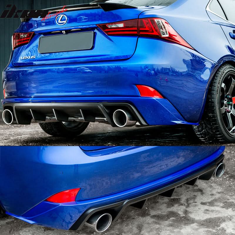 2014-2016 Lexus IS250 IS350 IS200T PP Rear Bumper Lip Diffuser