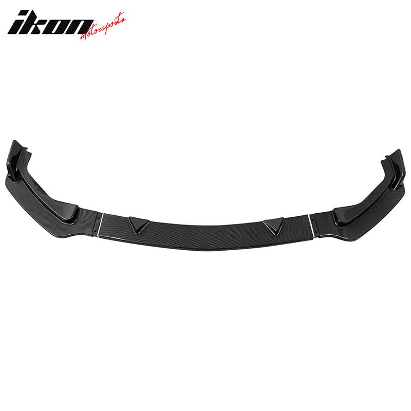 2014-2017 Infiniti Q50 Carbon Fiber Print 3PCS Front Bumper Lip PP