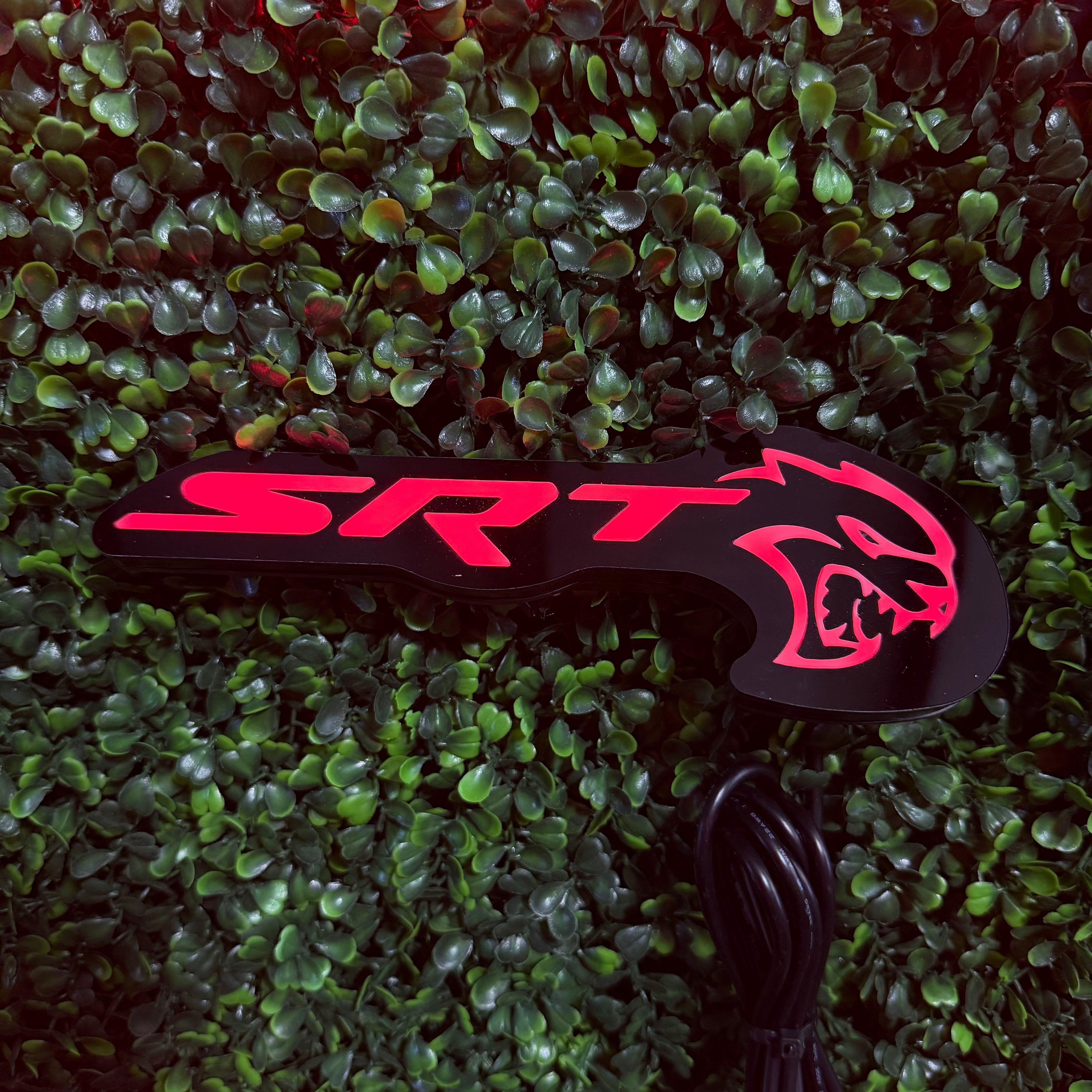 2015-2023 SRT Hellcat RGBW Flow Series LED Badge Emblem Logo