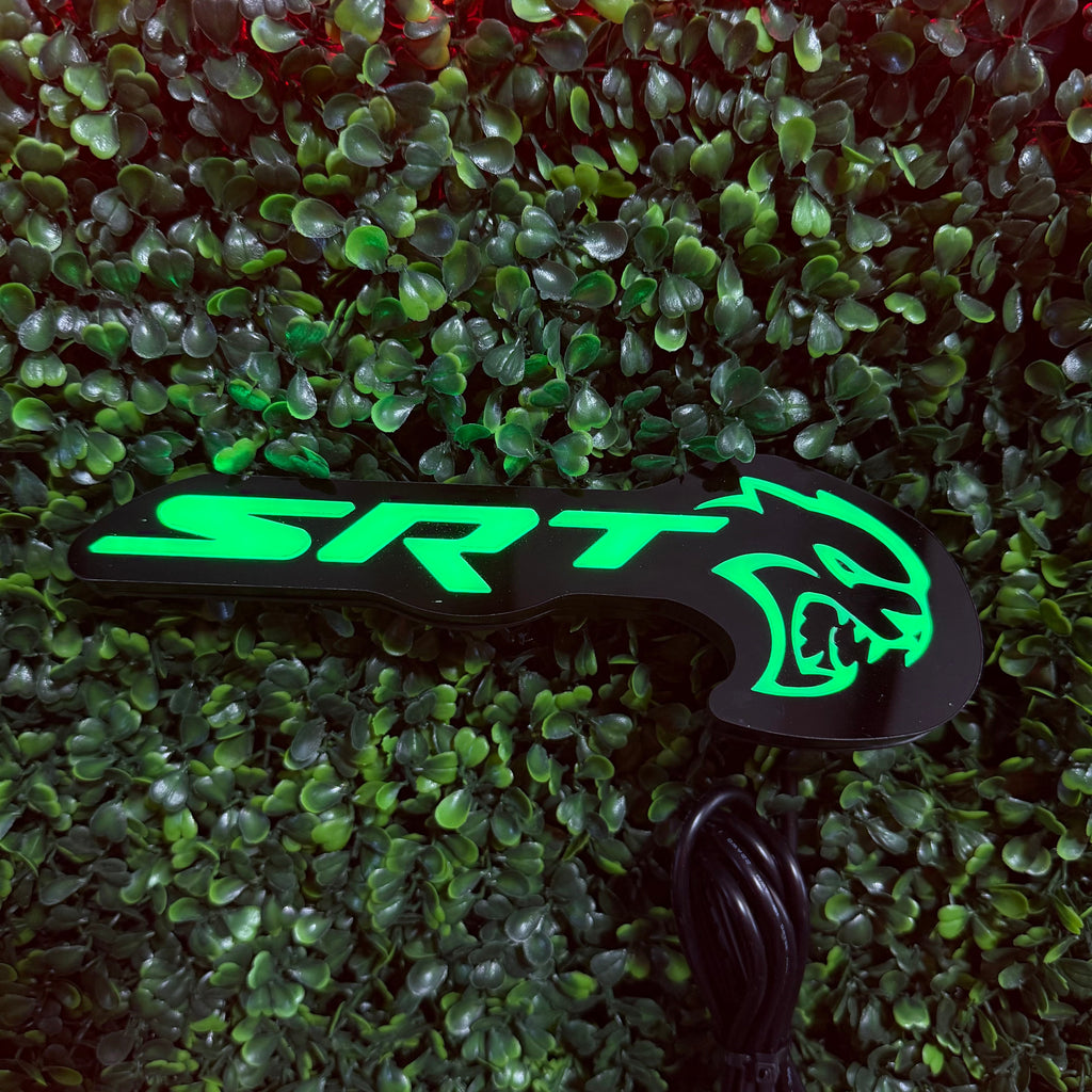 2015-2023 SRT Hellcat RGBW Flow Series LED Badge Emblem Logo