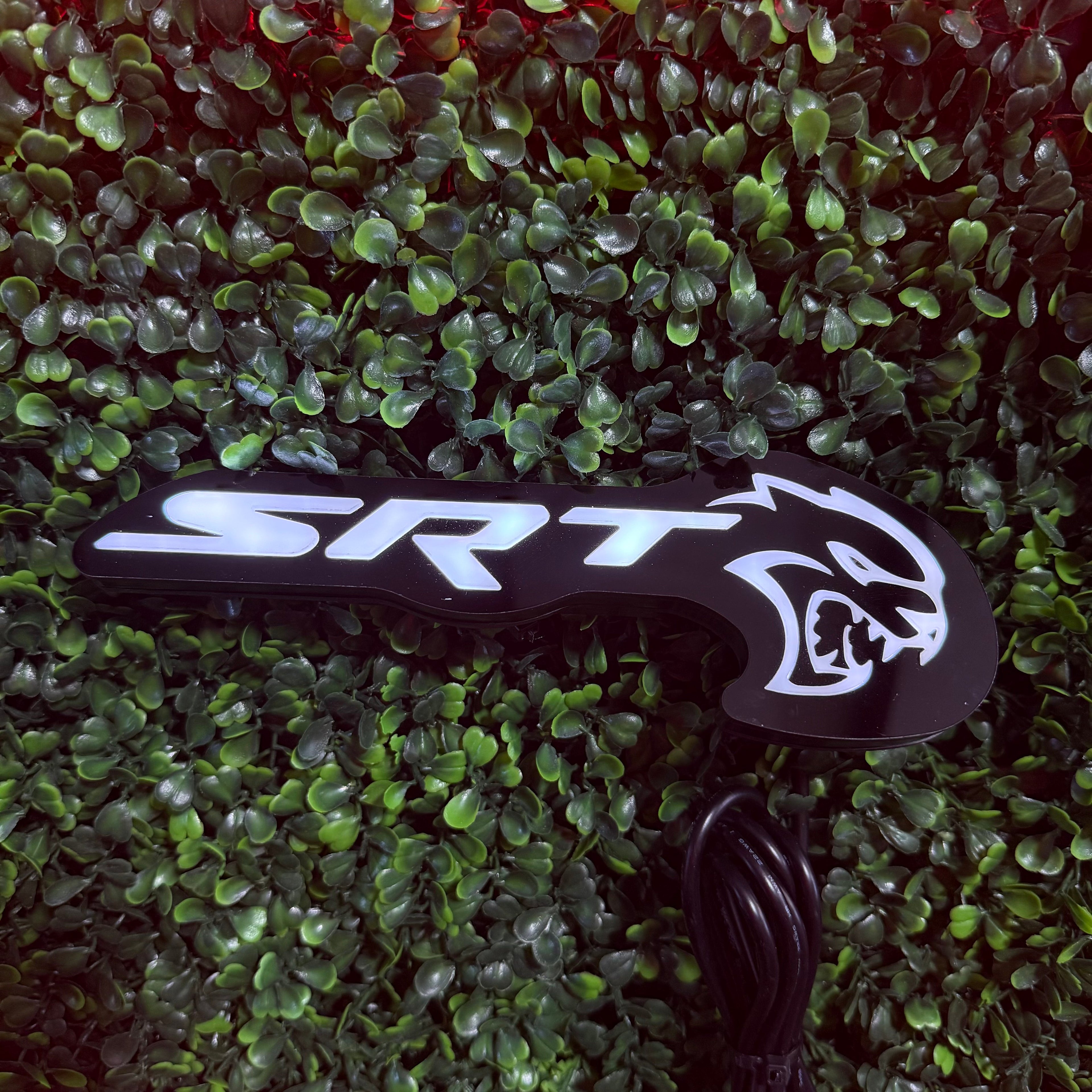 2015-2023 SRT Hellcat RGBW Flow Series LED Badge Emblem Logo
