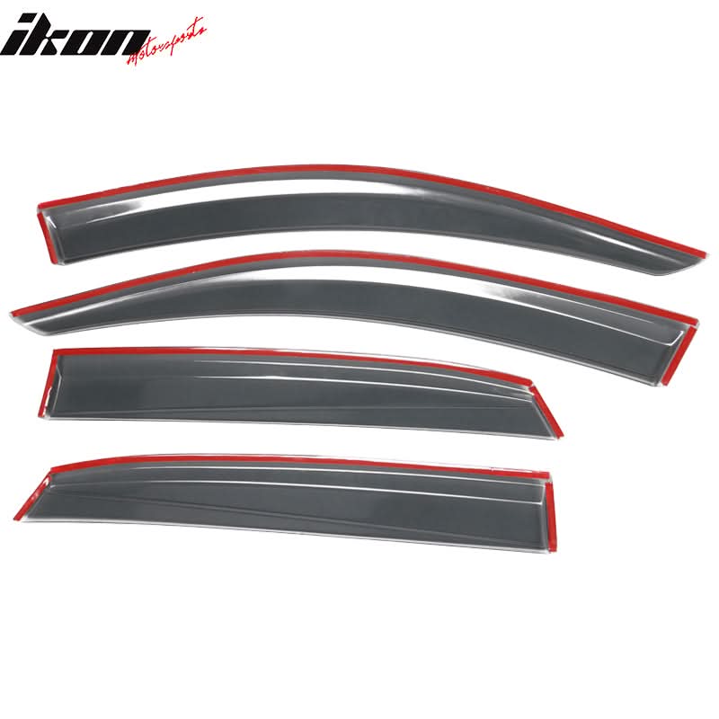 2017-2021 Honda Civic 10th Gen X HB5 Smoke/Tinted Window Visor Acrylic