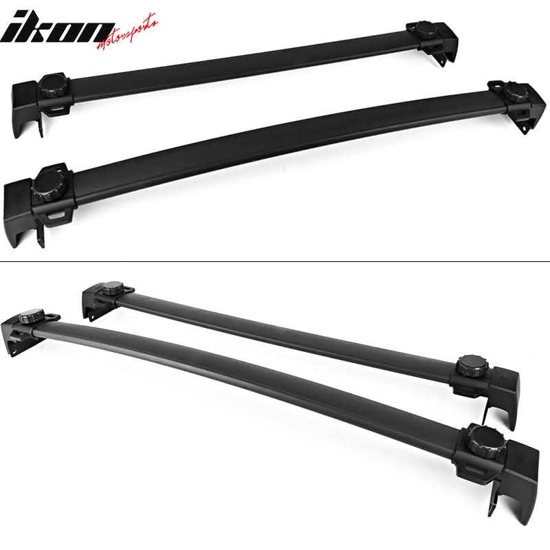 2017-2023 Jeep Compass OE Style Black Roof Rack Cross Bar Aluminum