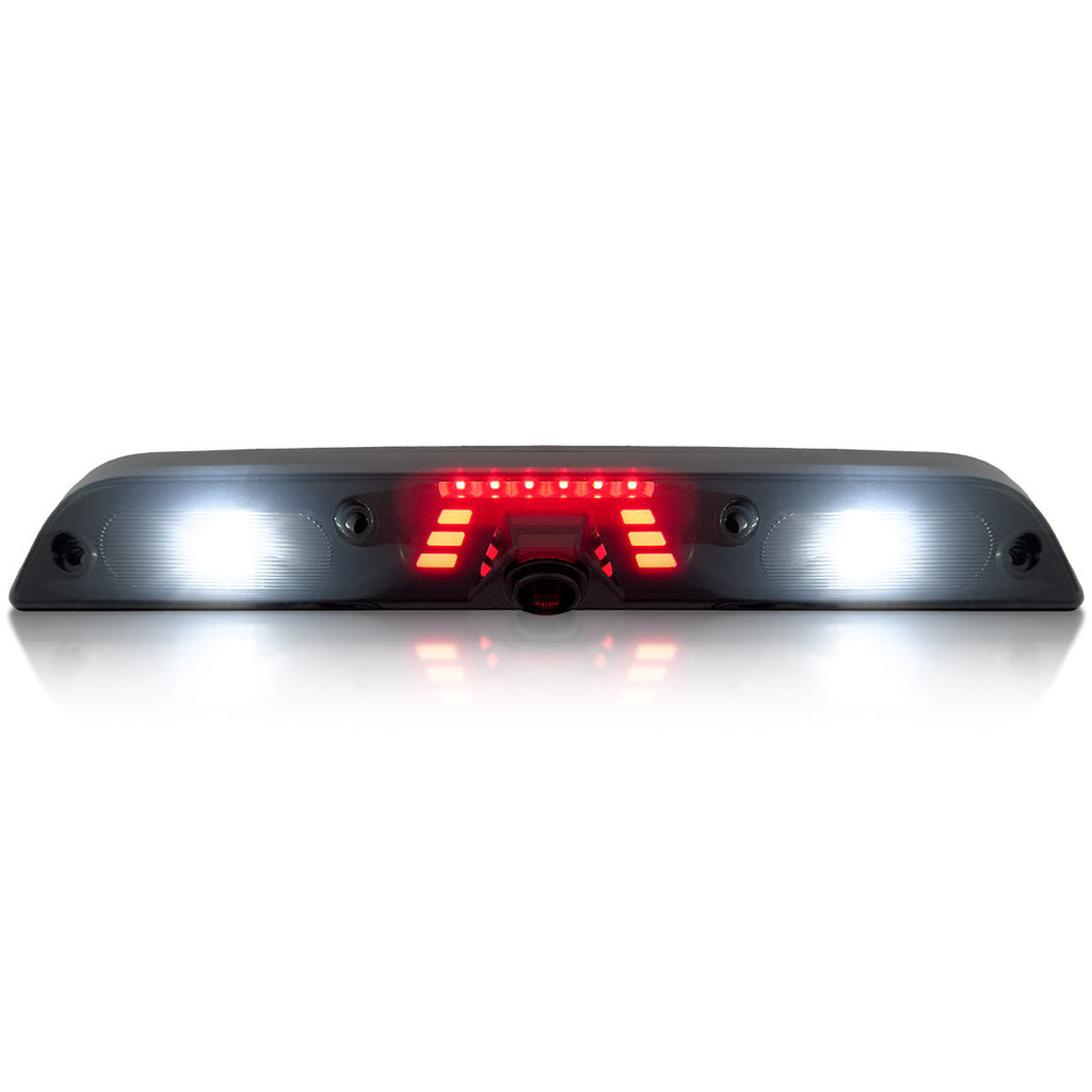 2017-2027+ Ford Super Duty F250 Smoked White Amber LED Mirror Lights