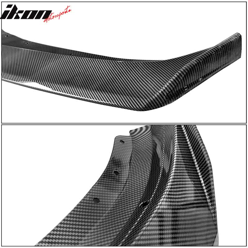 2019-2024 Chevy Camaro SS Style Black Front Bumper Guard CFL Lip ABS