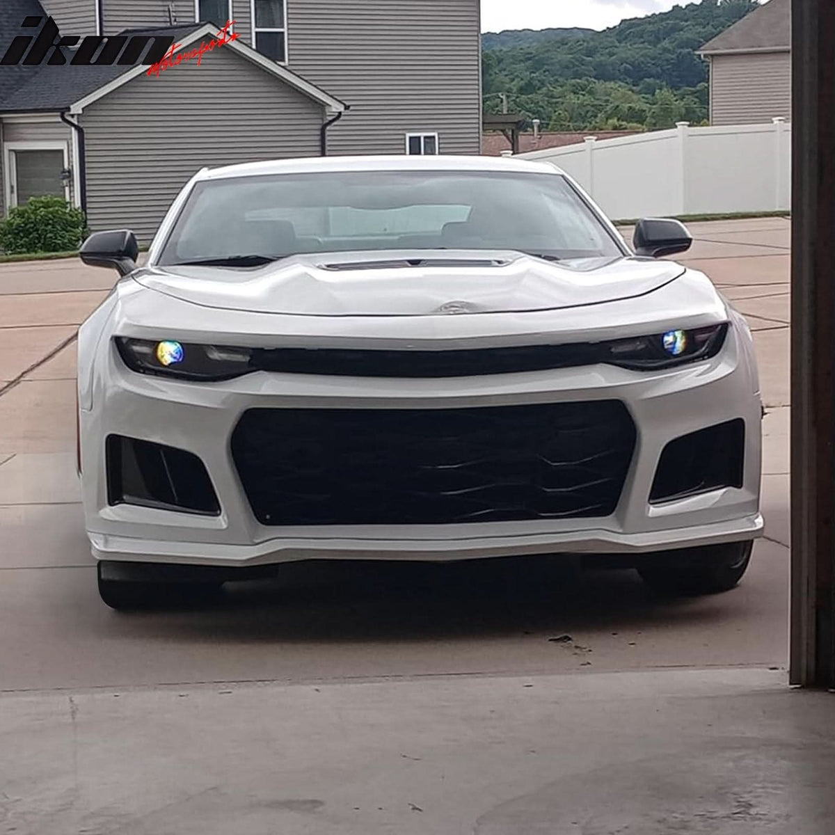 2019-2024 Chevy Camaro ZL1 Style Unpainted Front Bumper Guard Cover PP