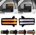 2020-2026+ GMC Chevy Sierra Silverado Smoked Switchback LED Mirror Lights