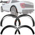 2021-2024 Ford F-150 R Style Matte Black 4PCS Fender Flares Cover PP