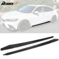 2022-2025 Honda Civic 11th Gen Sedan Side Skirt HPD Style Carbon Fiber