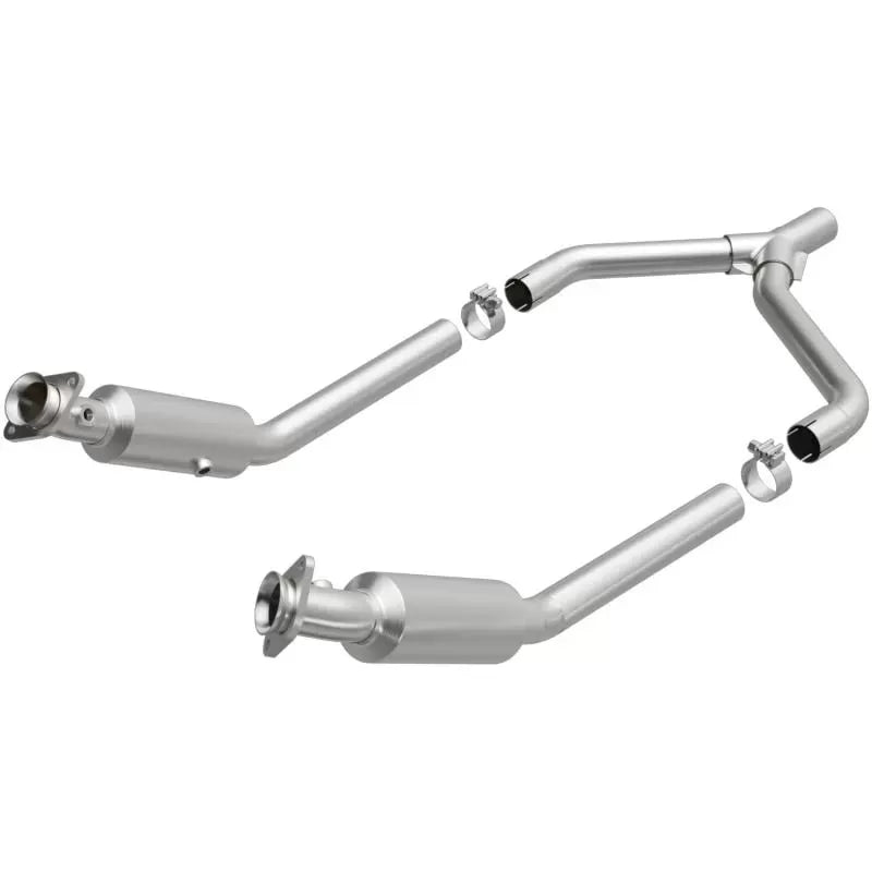 MagnaFlow HM Grade Direct-Fit Catalytic Converter for 2005-2010 Ford Mustang, Stainless Steel