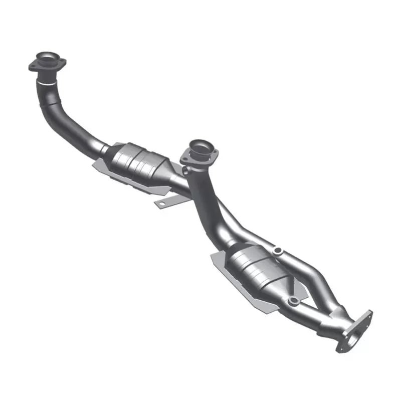 MagnaFlow HM Grade Direct-Fit Catalytic Converter for 1999-2000 Ford Windstar, Stainless Steel