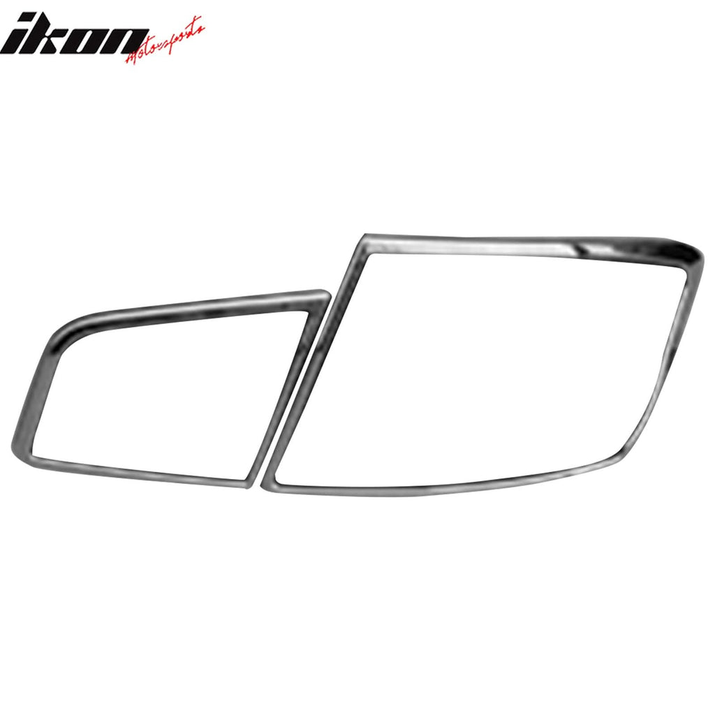 2011-2013 BMW F10 5 Series Chrome 4PC Rear Tail Lights Bezel Cover ABS