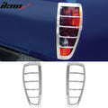 2004-2012 Chevrolet Colorado Tail Light Bezels Cover Chrome ABS 2PCS