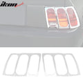 1999-2004 Ford Mustang Chrome ABS Tail Lights Frame Bezel Trim Pair