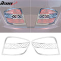 2006-2011 Benz ML Class W164 Chrome 2PCS Tail Lights Bezel Covers ABS