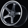 Advan GT for Porsche 19x10.5 / +45 Off / 5x130 / 71.6mm Bore / Machining and Hyper Platinum Black YAQ9L45PMPB