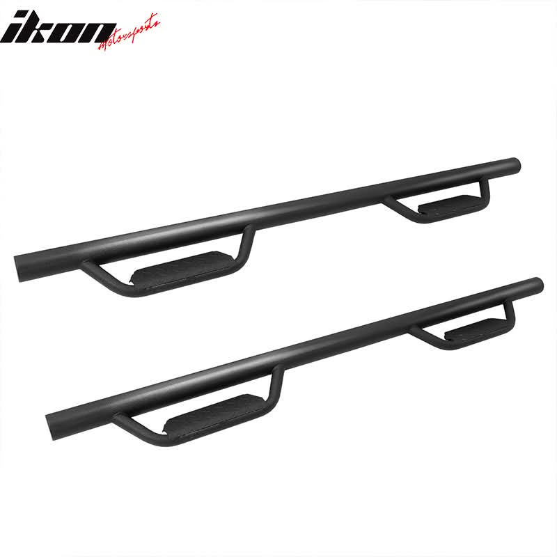 2005-2022 Toyota Tacoma Crew Cab Black Running Boards Side Step Bars