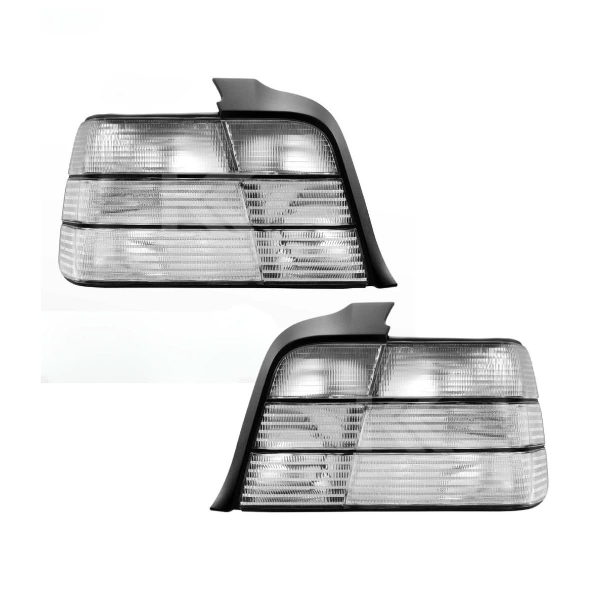 BMW 3 Series E36 All Clear Frosted Lens Tail Lights (1992-1998)