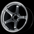 Advan GT Beyond 18X7.5 / +45 Offset / 5x114.3 BC / +45mm Bore / Machining and Hyper Platinum Black YAQB8F45EMPB